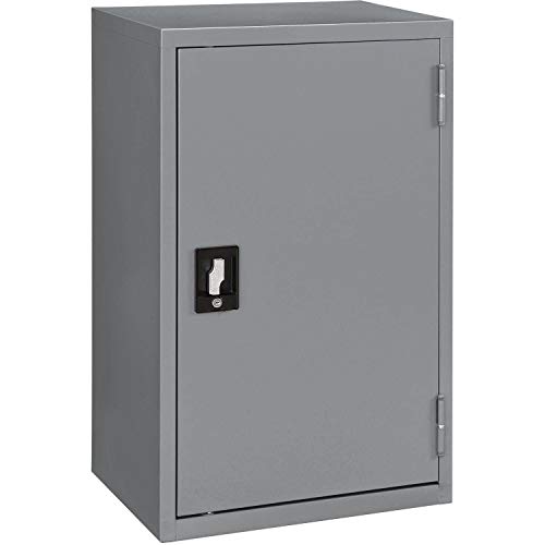 Global Industrial Assembled Wall Storage Cabinet, 19-7/8x14-1/4x32-3/4, Gray