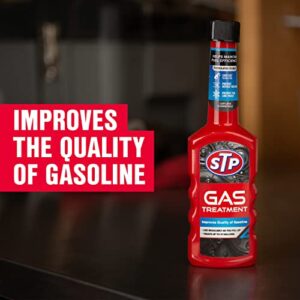 STP Gas Treatment, Fuel Intake System Cleaner, Bottles, 5.25 Fl Oz, Pack of 12