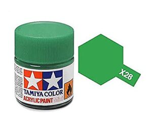 tamiya x28 81528 acrylic mini x28 park green 1/3 oz 10ml