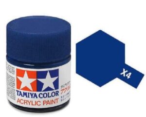 tamiya models x-4 mini acrylic paint, blue