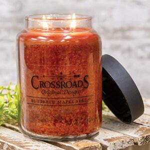 Crossroads Buttered Maple Syrup® Scented 2-Wick Candle, 26 Ounce