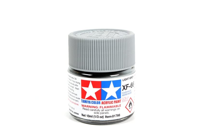 TAMIYA 81766 Acrylic Mini XF66 Light Gray 1/3 oz