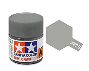 tamiya 81720 acrylic mini xf20 medium gray 1/3 oz