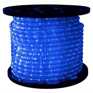 american lighting ulrl-led-bl-150 led 1/2-inch rope light reel, 150-feet, blue 120v bulk flexbrite, (1/2")