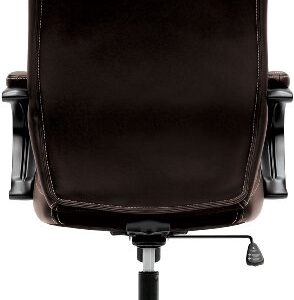 HON Managerial Office Chair- High-Back Computer Desk Chair with Loop Arms , Brown (VL402)