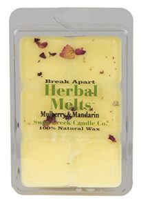 mulberry & mandarin 4.75 oz. swan creek candle drizzle melts