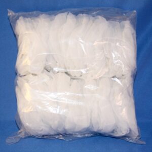 Scan Sound, Inc. Small Stretchable Headphone Covers - White - Bag of 100 - Stretches up to 2 1/2 inches