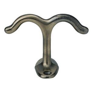 ives by schlage 580a5 ceiling hook (antique brass)