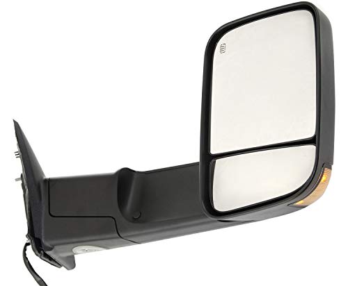 Kool Vue Set of 2 Mirror Compatible with 2011-2012 Ram 1500, 2011-2012 Ram 2500, Fits 2009-2010 Dodge Ram 1500 & 2010 Dodge Ram 2500 Driver and Passenger Side CH1320315, CH1321315