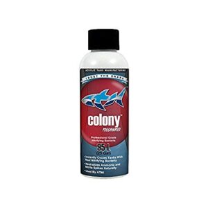 atm blue shark animal planet tanked colony nitrifying bacteria freshwater for aquarium, 4-ounce