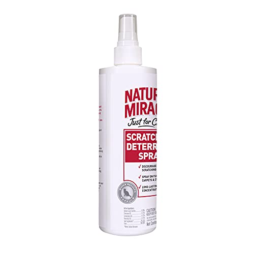 Nature's Miracle Products CNAP5778 Just for Cats No Scratch Deter Spray, 8-Ounce