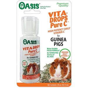 OASIS #80254 Vita Drops-Pure C for Guinea Pig, 2-Ounce, Packaging may vary