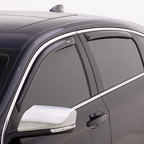 Auto Ventshade [AVS] In-Channel Ventvisor | 2013 - 2018 Nissan Altima Sedan - Smoke, 4 pc. | 194861