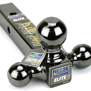 Reese Towpower 7039800 Triple Ball Mount, Black Nickel, Versatile and Universal