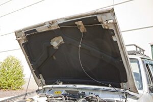 omix-ada 12035.56 underhood insulation liner for jeep cherokee , black