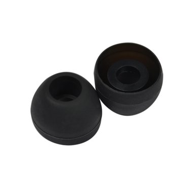 10 Black Small Replacement Silicone Earbud Tips for Skullcandy, Sony, Creative, Audio-Technica, Panasonic, V-Moda, Skullcandy, Sennheiser, Philips in-Ear Earphones