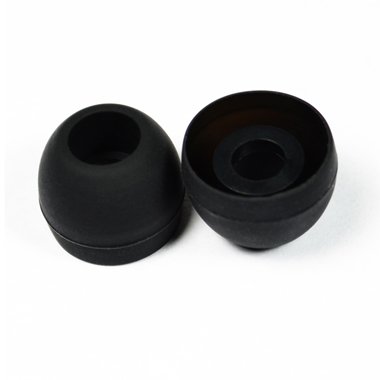 10 Black Medium Replacement Silicone Earbud Tips for Skullcandy, Sony, Creative, Audio-Technica, Panasonic, V-Moda, Skullcandy, Sennheiser, Philips in-Ear Earphones