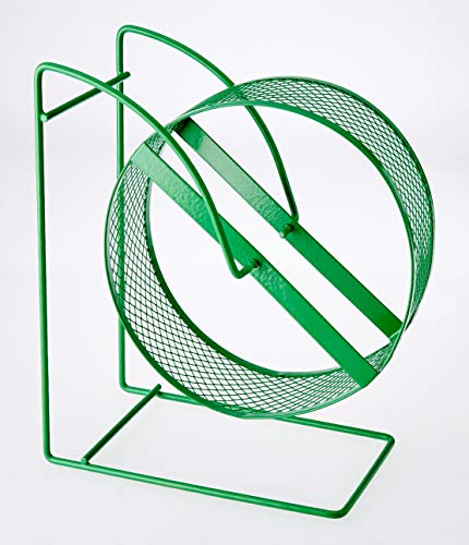 Living World Deluxe Exercise Wheel, Hamster and Small Animal Wheel, Green