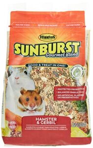 higgins sunburst gourmet food mix for hamsters and gerbils