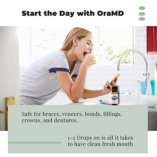 OraMD Original Tooth Oil (1) - Natural Oral Care Solutions - Original Tooth Oil with Essential Oils - Toothpaste & Mouthwash Alternative