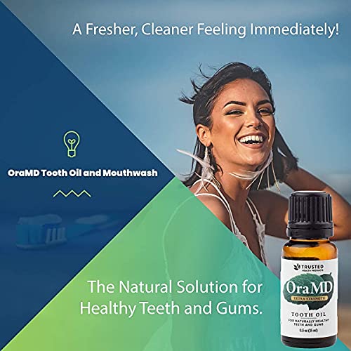 OraMD Original Tooth Oil (1) - Natural Oral Care Solutions - Original Tooth Oil with Essential Oils - Toothpaste & Mouthwash Alternative