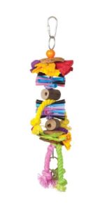 prevue hendryx 62507 tropical teasers party time bird toy