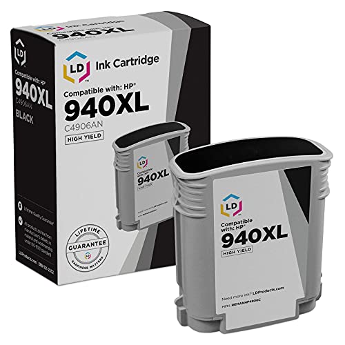 LD Products Remanufactured Replacements for HP 940 Ink Cartridges / 940 XL High Yield (Black) for use in Office Jet Pro 8000, 8500 Wireless, 8500a, 8500a Plus, 8500a Premium