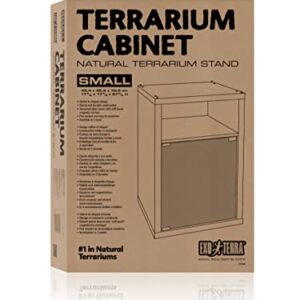 Exo Terra Terrarium Cabinet, Small - Reptile and Amphibian Terrarium Stand - Measures 17.88 W x 17.88 D x 27.75 H Inches