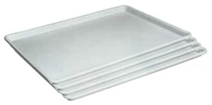 lot of 4 replacement seed plastic trays for any of 30" l x 18" w bird cage (white, lot of four)