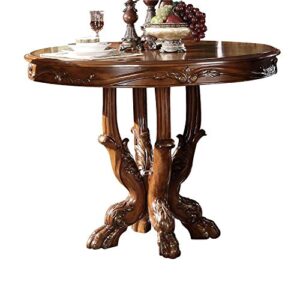 acme dresden counter height table - 12160 - cherry oak