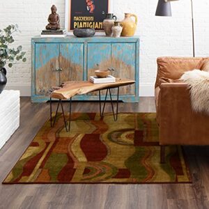 Mohawk Home Picasso Area Rug, 3' 9" x 5' 8", Wine