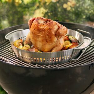 Weber Gourmet Barbeque System Poultry Roaster Insert