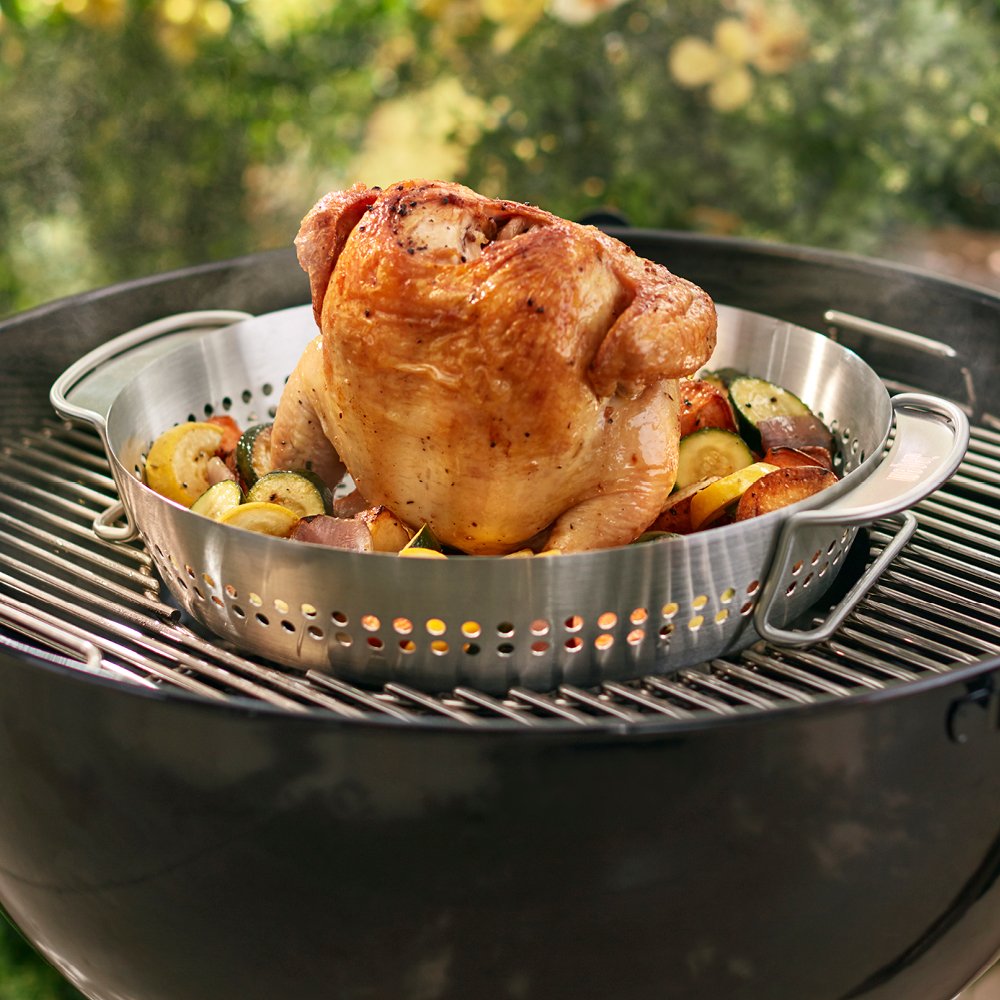 Weber Gourmet Barbeque System Poultry Roaster Insert