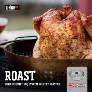 Weber Gourmet Barbeque System Poultry Roaster Insert