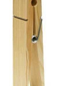 VANVENE 6 Jumbo Wood Clothespins - Set of 6 Big Clothes Pins (Set of 6)