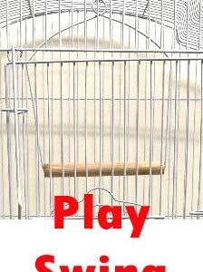 66-Inch Open Top Flight Bird Cage for Cockatiel Quaker Parrot Sun Parakeet Green Cheek Conures Finch Budgie Lovebird Parrotlet Canary Finch Pet Bird Cage with Rolling Stand