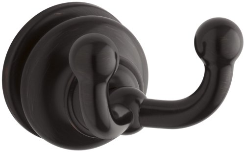 KOHLER K-12153-2BZ Fairfax Double Robe Hook, Oil-Rubbed Bronze