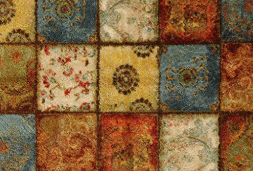 Mohawk Home Free Flow Artifact Panel Patchwork Accent Area Rug, 2'6"x3'10", Multi