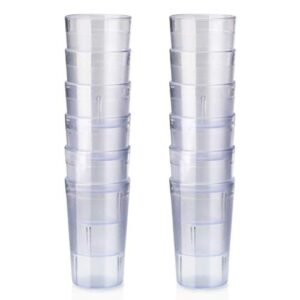 new star foodservice | restaurant-grade beverage tumblers (5 oz, clear-1)