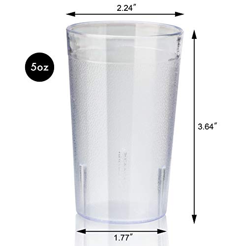 New Star Foodservice | Restaurant-Grade Beverage Tumblers (5 oz, Clear-1)