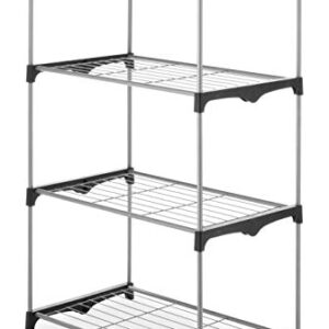 Whitmor 4 Tier Shelf Tower - Closet Storage Organizer