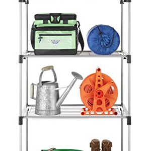 Whitmor 4 Tier Shelf Tower - Closet Storage Organizer