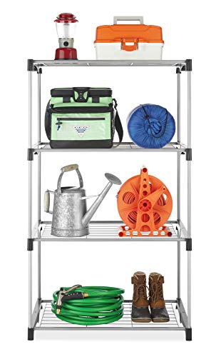 Whitmor 4 Tier Shelf Tower - Closet Storage Organizer