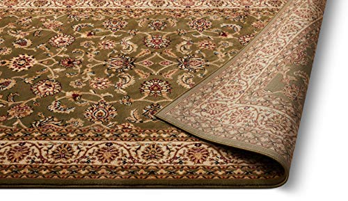 Well Woven Barclay Sarouk Green Traditional Area Rug 2'3" X 3'11"