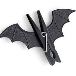 SUCK UK Spooky Bat Pegs, Black