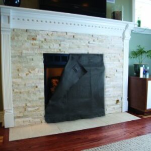 Fireplace Blocker 36-Inch H x 48-Inch W Blanket, Large