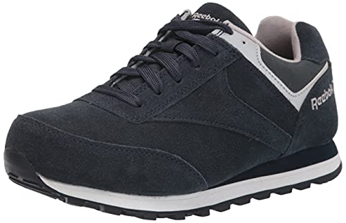 Reebok mens Leelap Work Safety Toe Industrial Construction Shoe, Navy Blue, 9.5 US