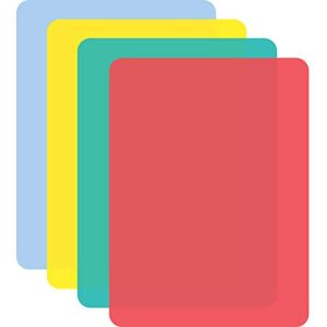 counter art flexible cutting mats-set of 4, assorted colors