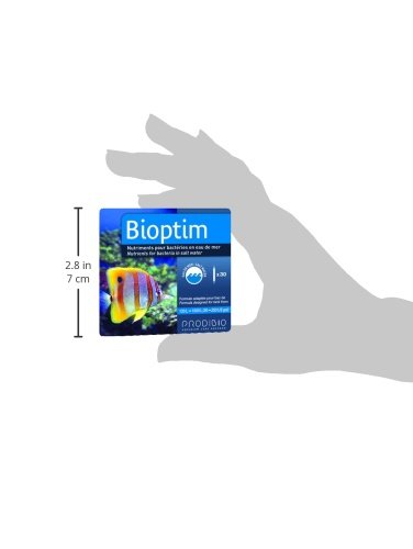 Prodibio Bioptim, Nutrients for Bacteria, Saltwater, 30/1 mL vials, 30 gal and up