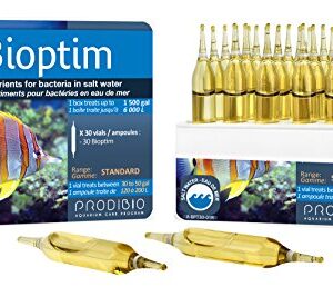 Prodibio Bioptim, Nutrients for Bacteria, Saltwater, 30/1 mL vials, 30 gal and up